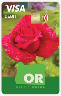 Red rose debit card image