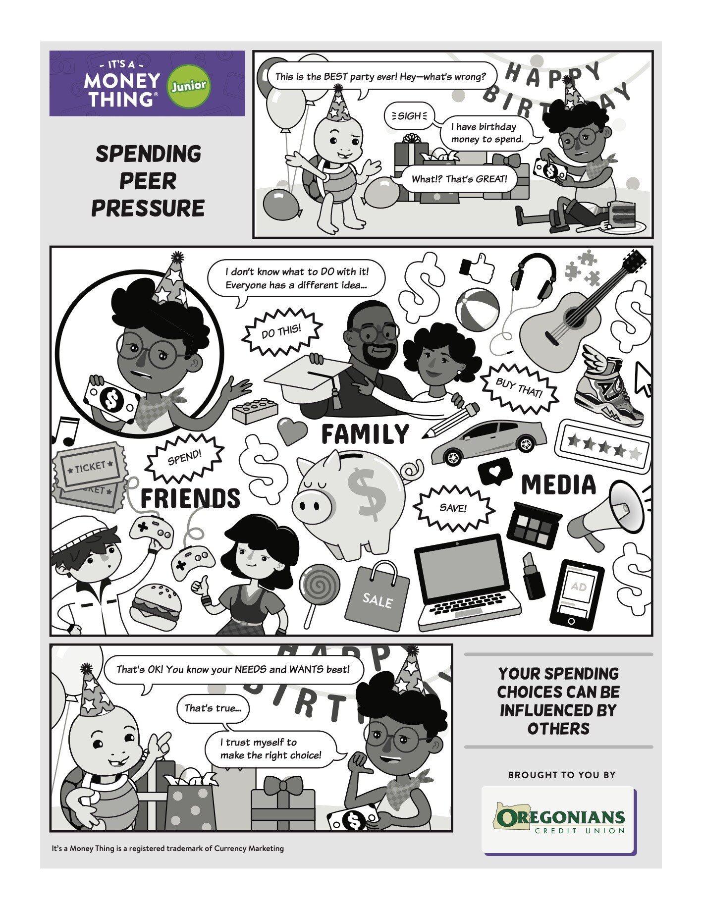 IAMT Jr - Spending Money Comic