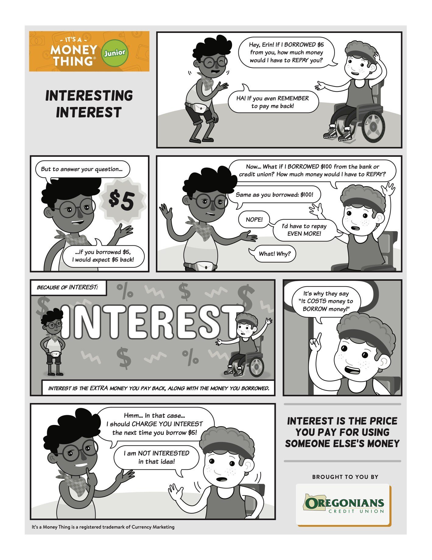 IAMT Jr - Borrowing Money Comic