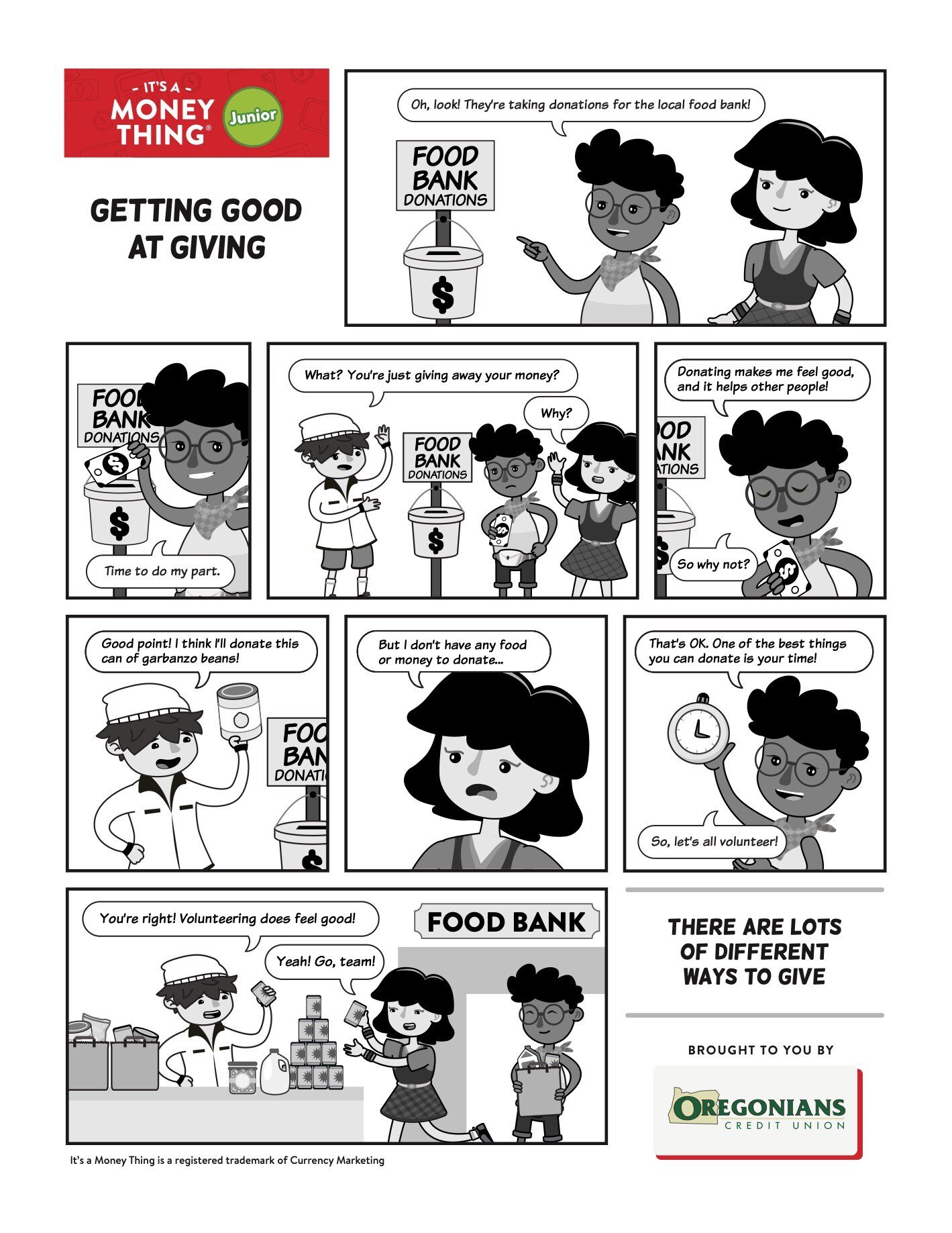 IAMT Jr - Giving Money Comic